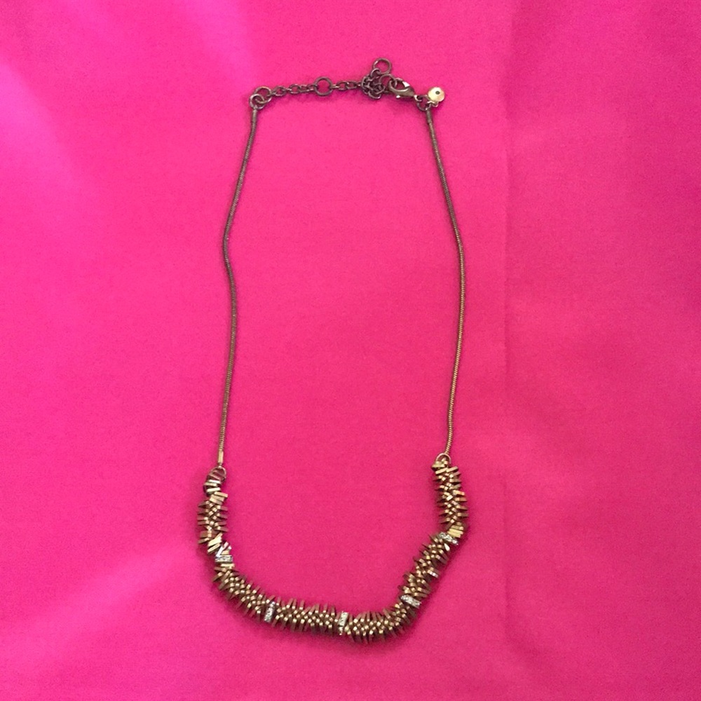 J.Crew Factory Women’s Gold Crystal-Detail Necklace